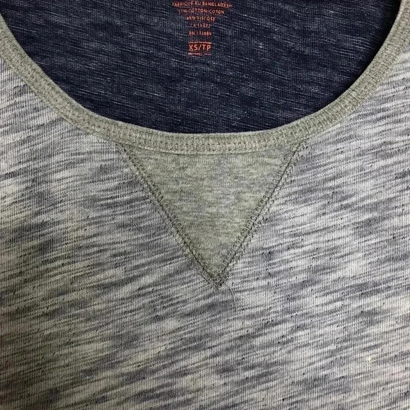 Joe Fresh Shirt 3/4 Sleeves Grey Size Extra Small - Picture 6 of 16